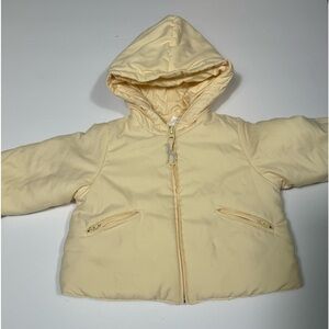 jacadi pale yellow girls 12M jacket
